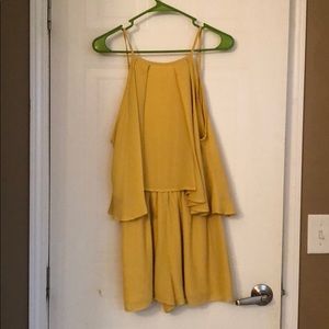 Spaghetti strap romper